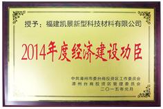 2014年度經(jīng)濟(jì)建設(shè)功臣